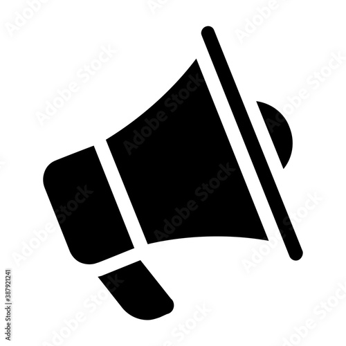 
Megaphone indicating announcement made for marketing 
