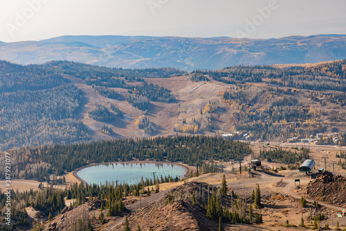 Photos High angle sunny view of beautiful fall color around Brian Head area