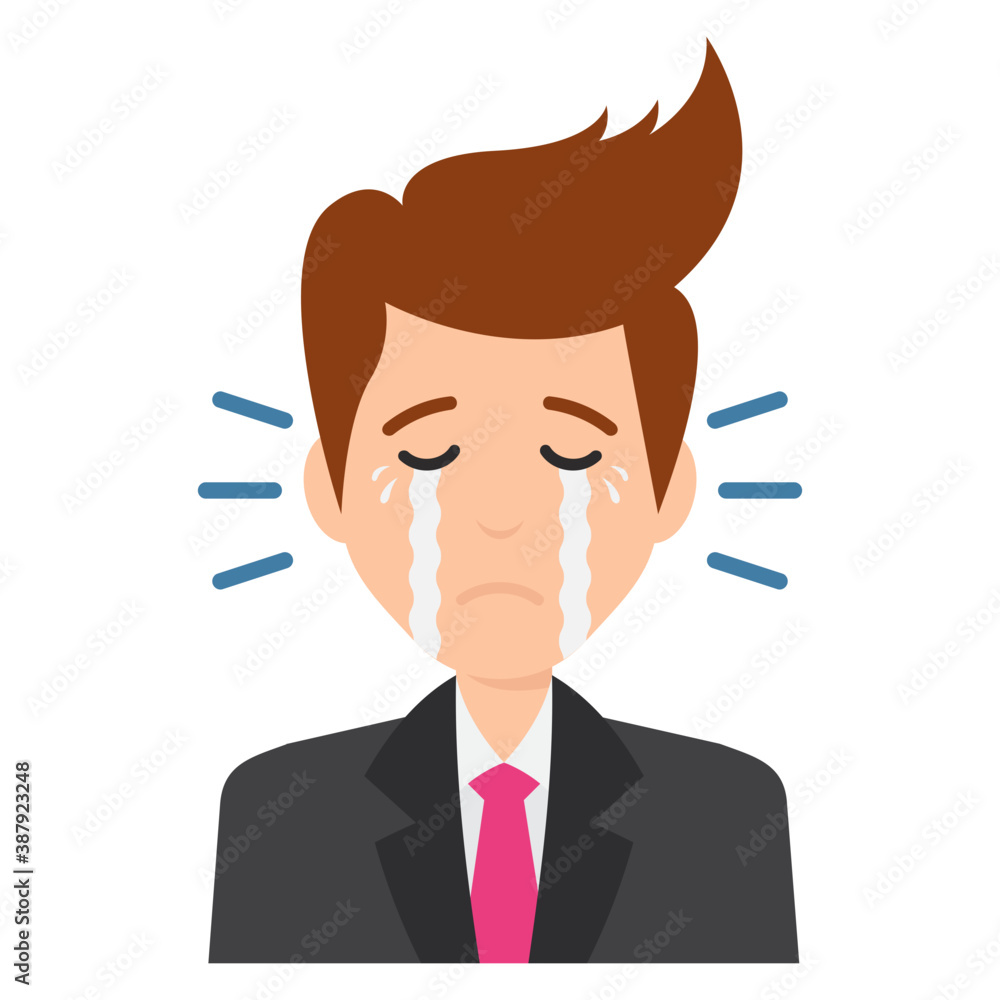 crying man office worker businessman character
crying man office worker businessman character
