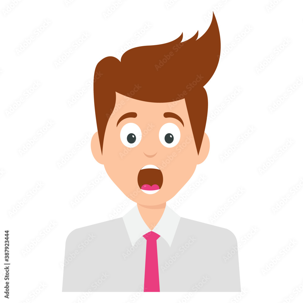 A young business professional with anger expressions
A young business professional with anger expressions