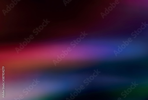 Dark Blue  Red vector abstract blurred background.