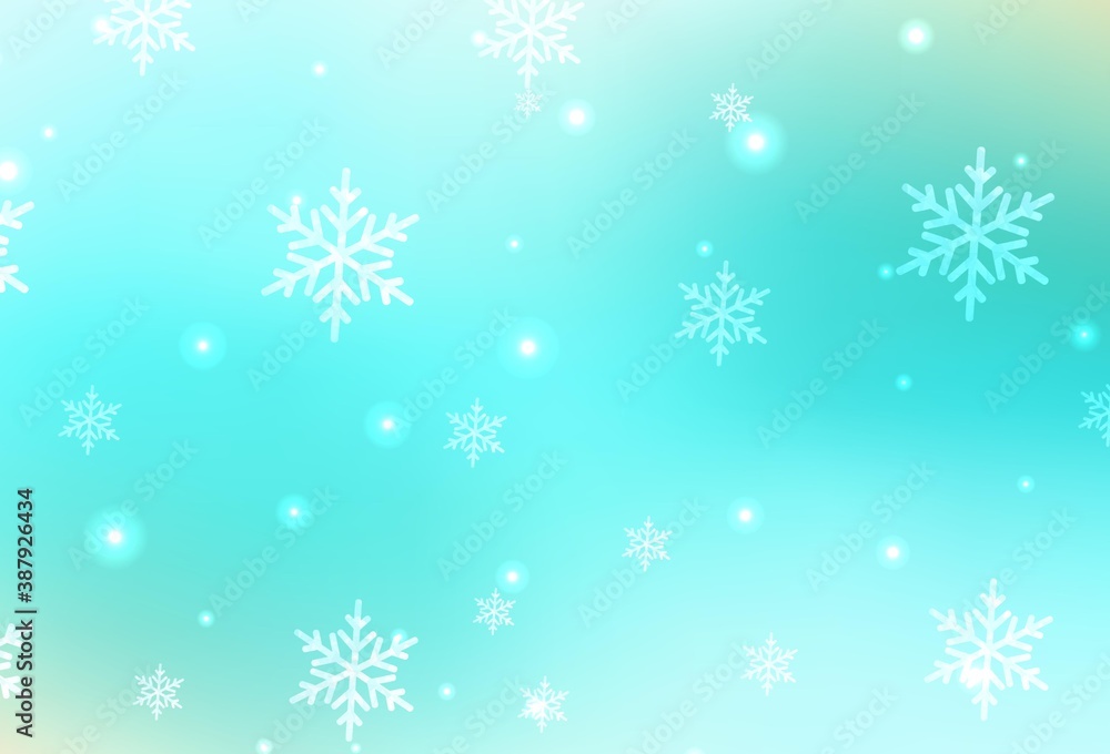 Light Green vector layout in New Year style. Light Green vector layout in New Year style.
