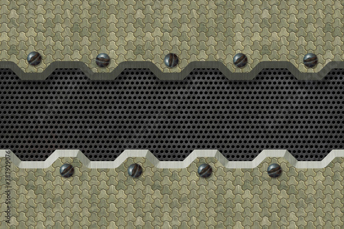 Abstract Metal textured Ind...