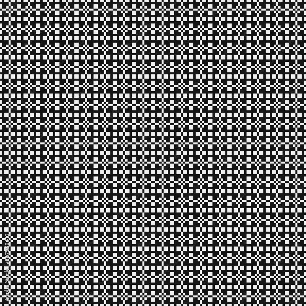 Abstract Cross Pattern Dots Logo generative computational art illustration