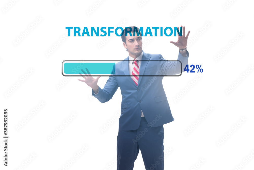Concept of corporate business transformation Concept of corporate business transformation