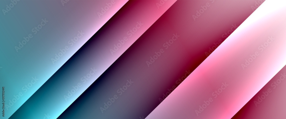 Obraz premium Fluid gradients with dynamic diagonal lines abstract background. Bright colors with dynamic light and shadow effects. Vector wallpaper or poster
