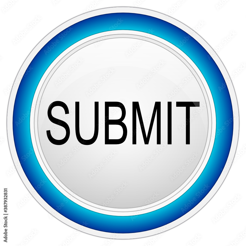 Submit Button on white backround - illustration Submit Button on white backround - illustration
