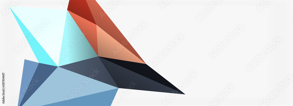 3d mosaic abstract backgrounds, low poly shape geometric design 3d mosaic abstract backgrounds, low poly shape geometric design