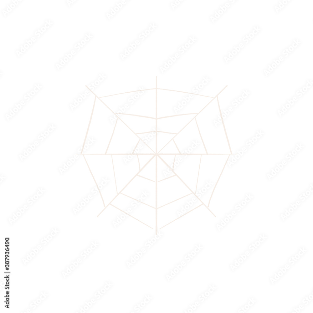 Spider's Web Illustration - Haloween Set Spider's Web Illustration - Haloween Set