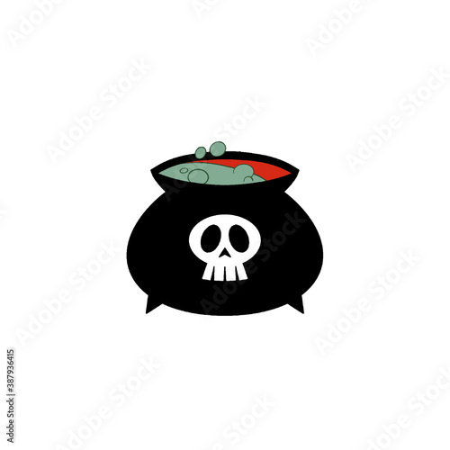 Cauldron Illustration - Halloween Set