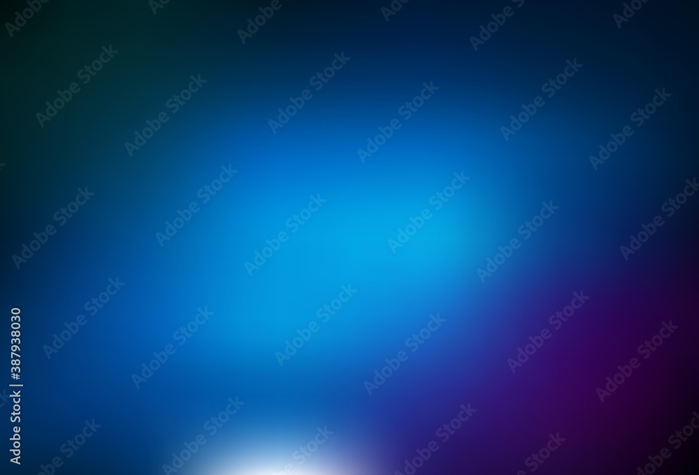 Light Blue, Green vector abstract blurred background.