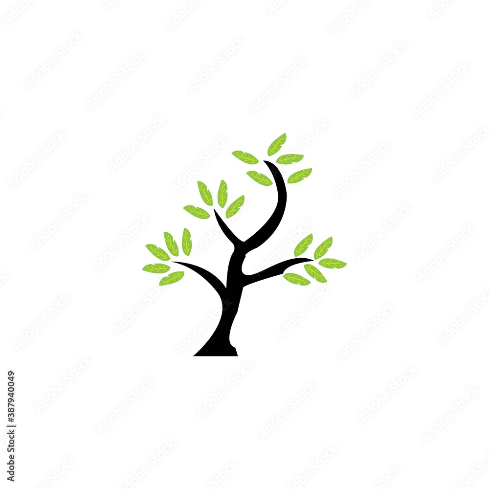 Tree icon logo, vector design Tree icon logo, vector design