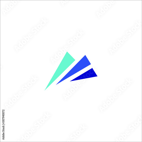 illustration logo templet  m vector