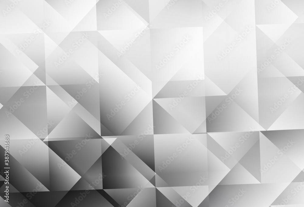 Light Gray vector abstract mosaic pattern. Light Gray vector abstract mosaic pattern.