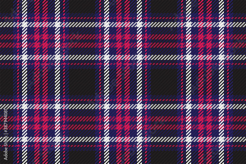 Seamless pattern of scottish tartan plaid. Repeatable background with check fabric texture. Vector backdrop striped textile print.