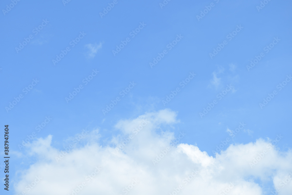Beautiful white clouds in the blue sky Beautiful white clouds in the blue sky