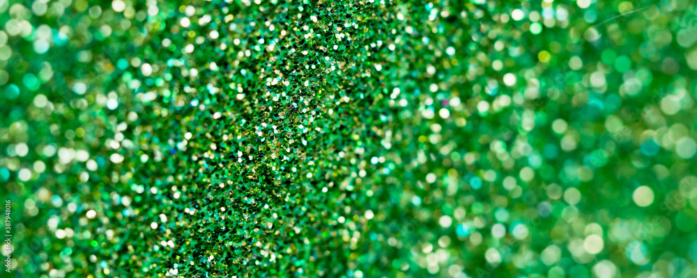 Bright green glitter abstract background Bright green glitter abstract background