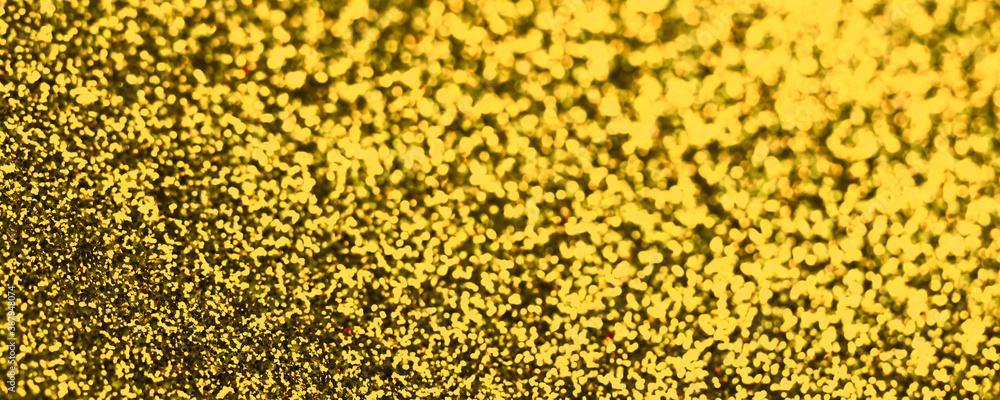 Golden bokeh lights background. Golden bokeh lights background.