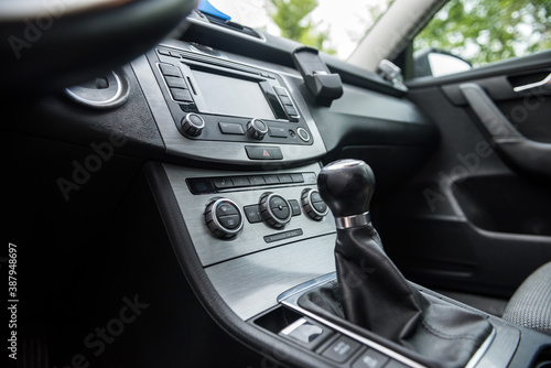 Salon of a new stylish car