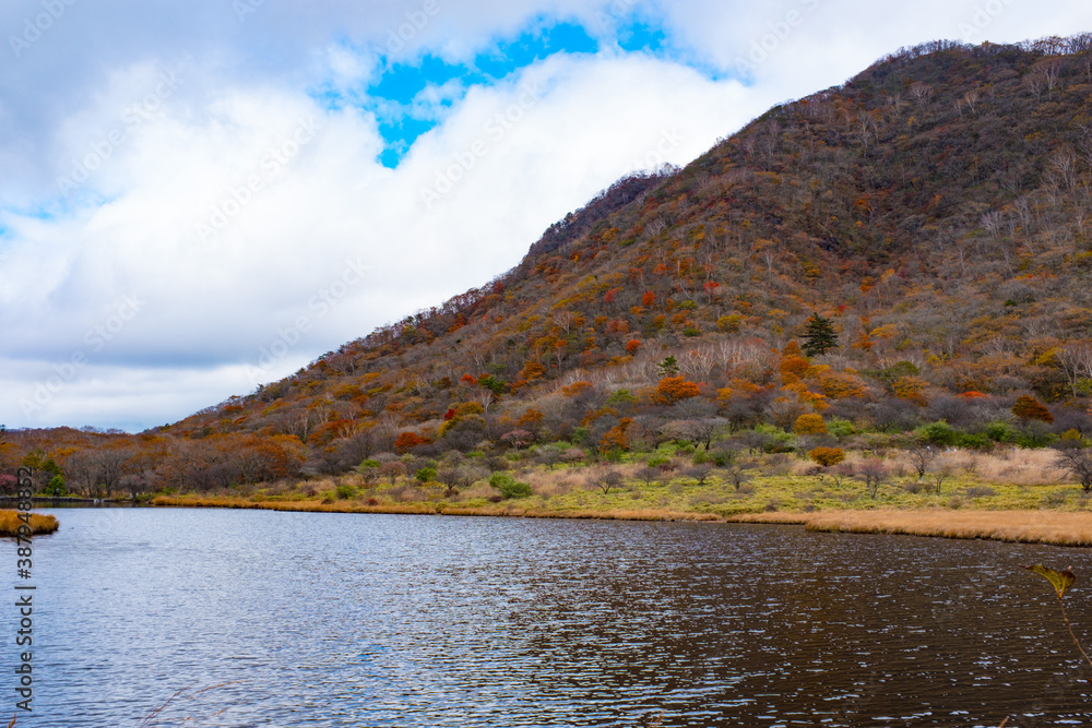 Red leaves on Akagi mountain in Gunma prefecture Japan