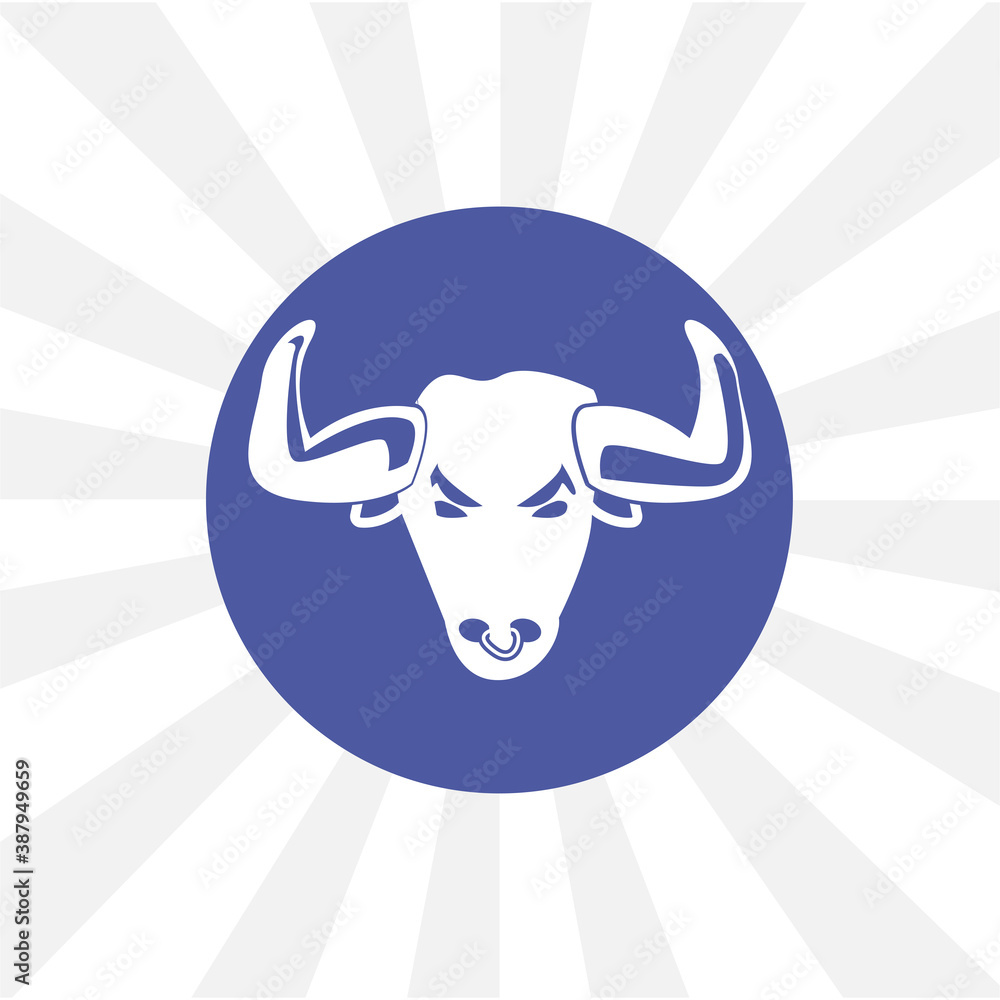 bull isolated vector icon. design element bull isolated vector icon. design element