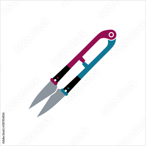 Yarn Shear Icon, Cross Stitch Scissors, U Shape Tailor Scissors