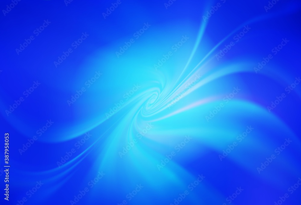 Fototapeta premium Light BLUE vector colorful blur backdrop.