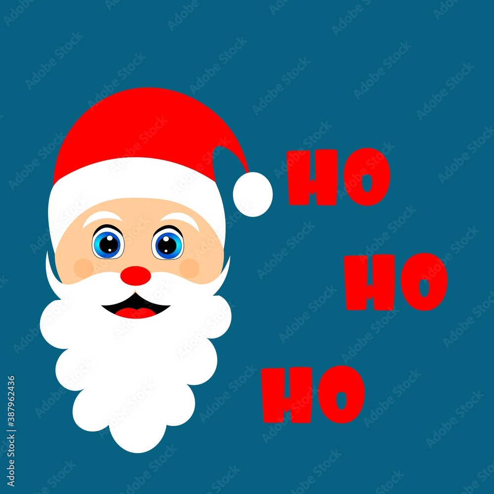santa claus illustration, merry christmas vector santa claus illustration, merry christmas vector