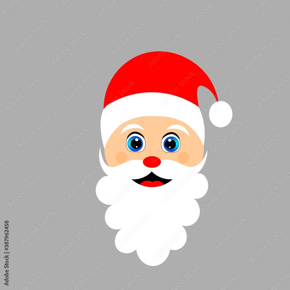 santa claus illustration, merry christmas vector santa claus illustration, merry christmas vector