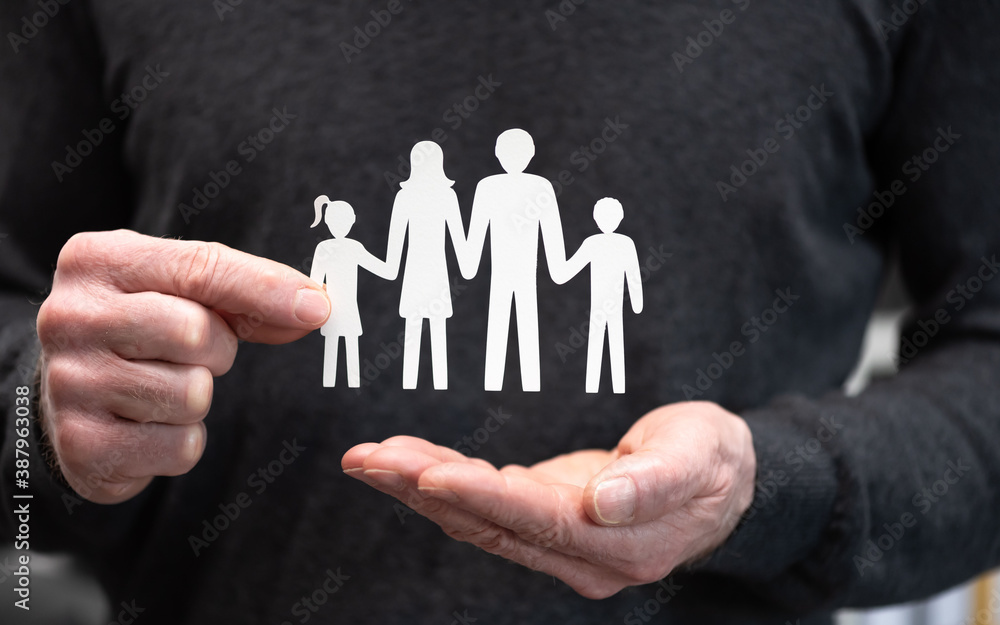 Concept of family insurance Concept of family insurance