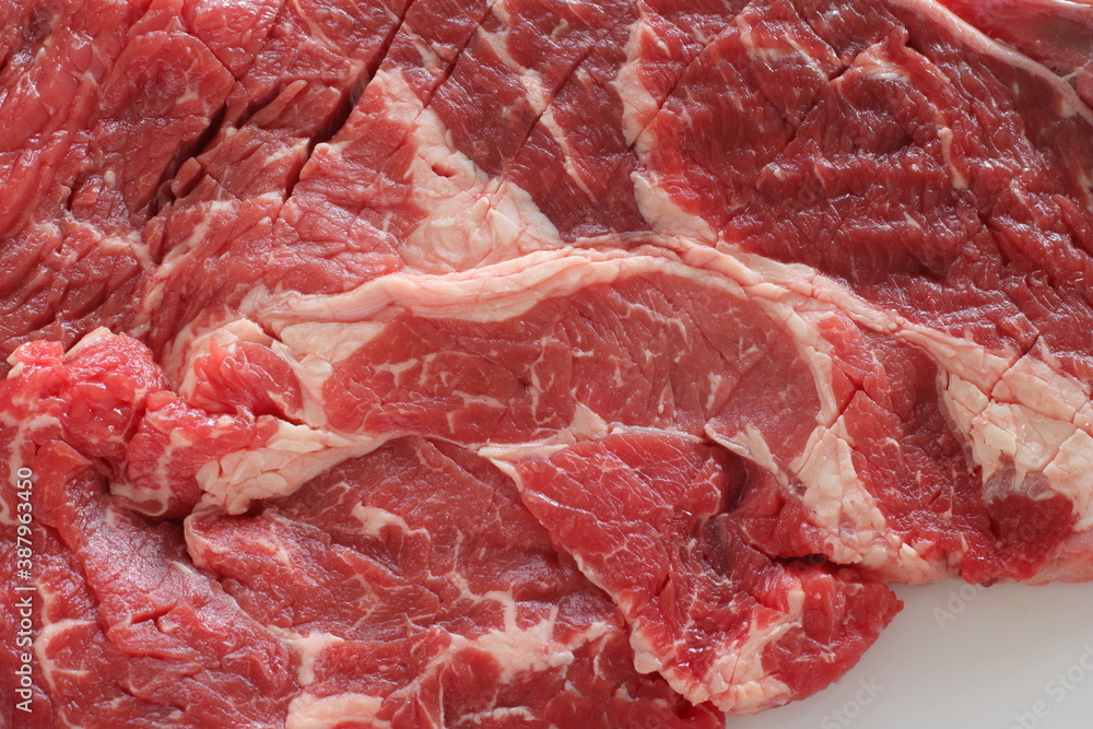 freshness beef steak on dish with copy space freshness beef steak on dish with copy space