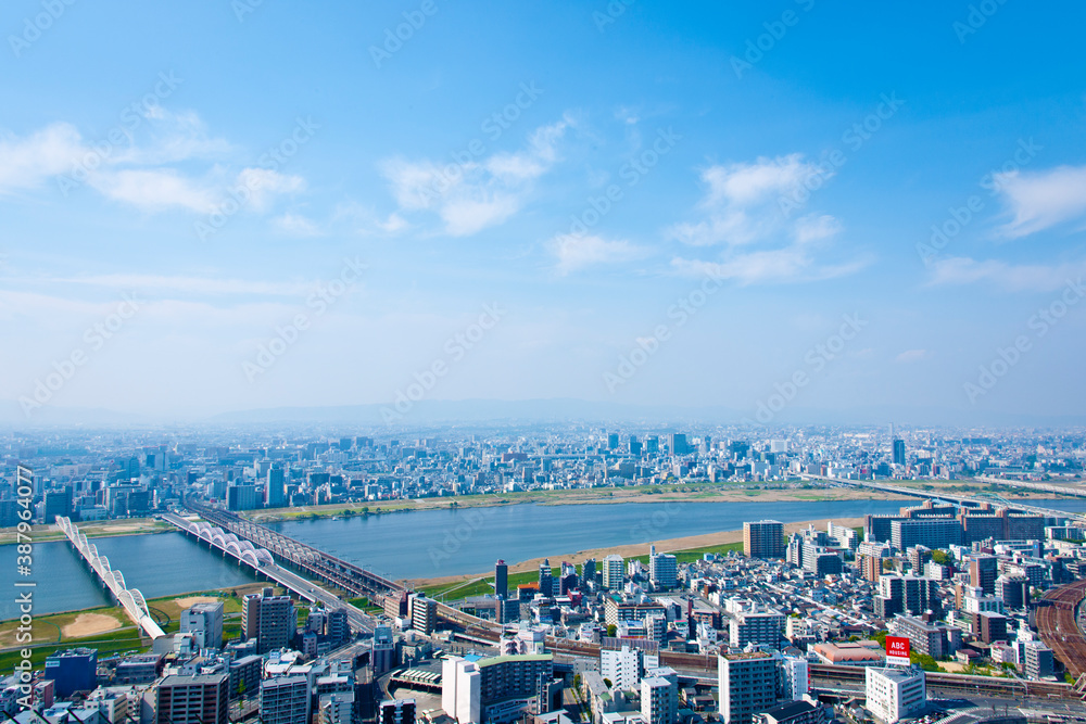 Naklejka premium 水の都大阪