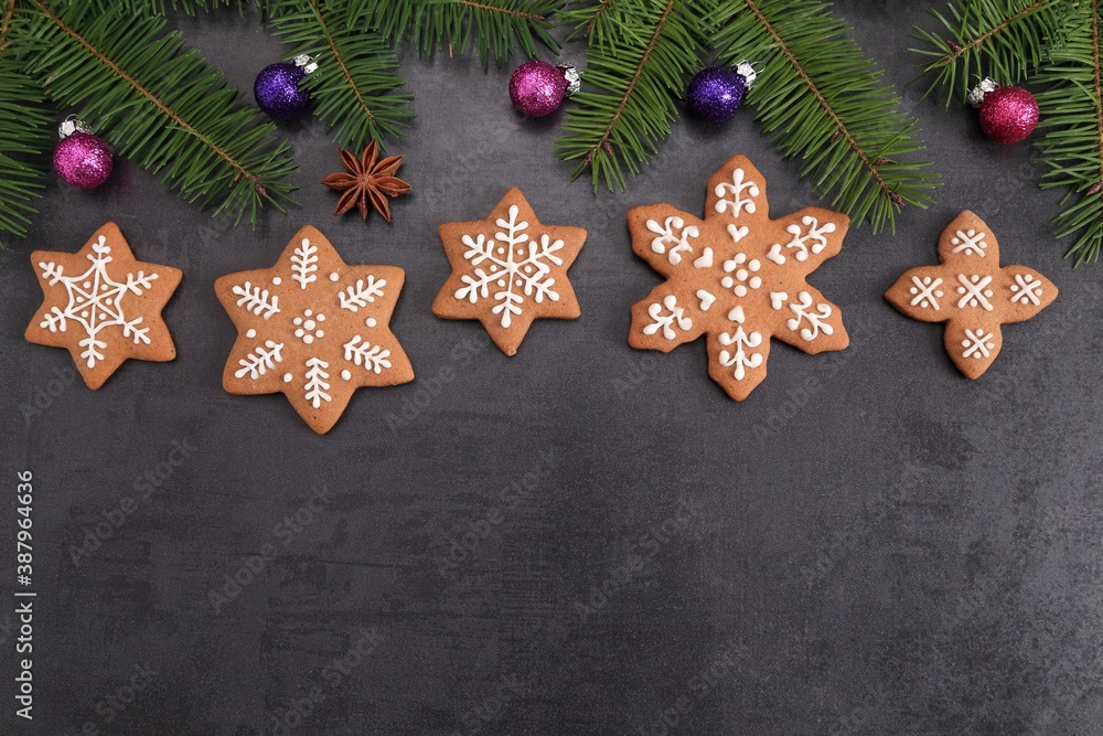 Gingerbread cookies. Gingerbread cookies.