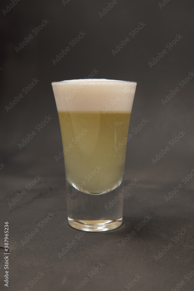 glass of lemonade glass of lemonade