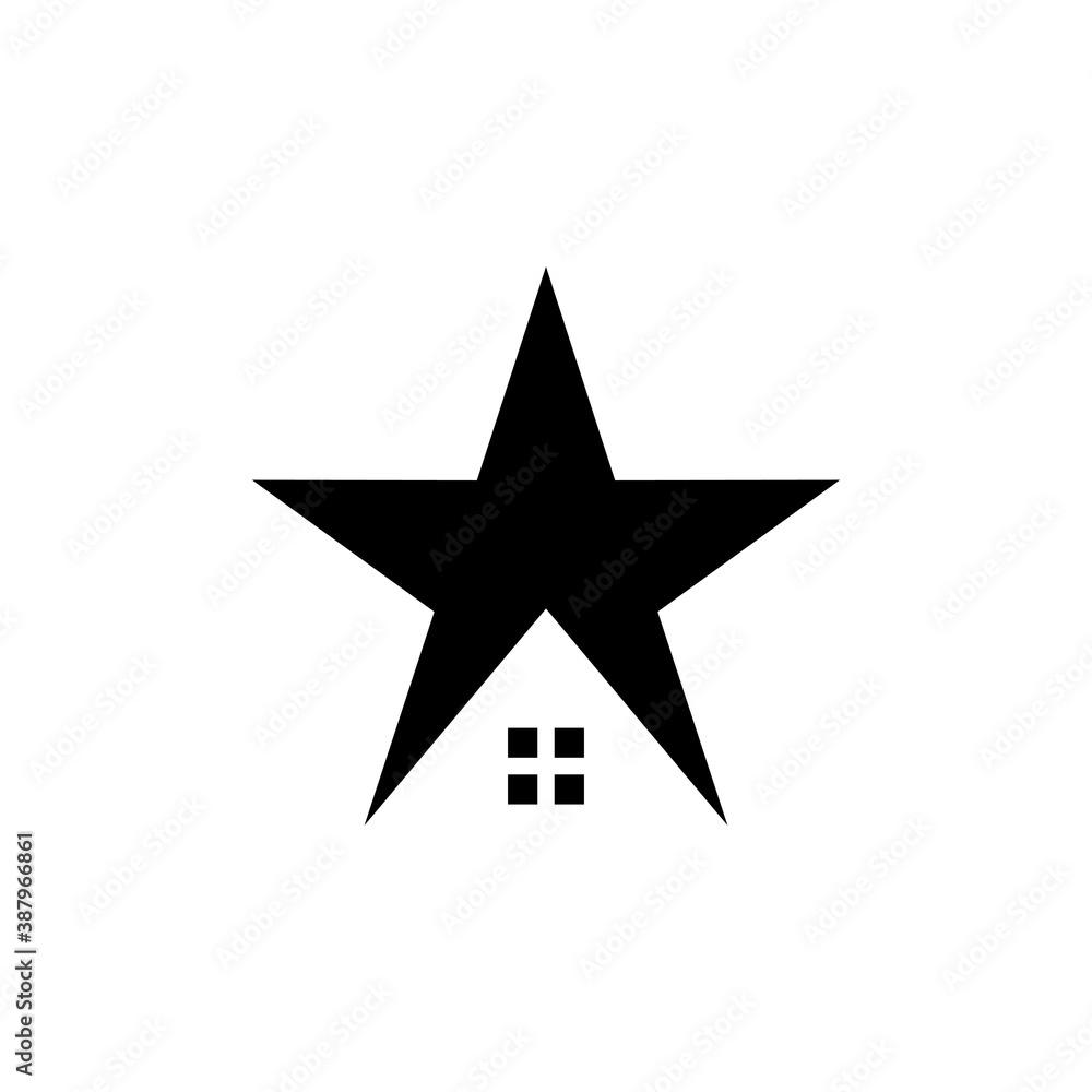 Modern vector graphic of star logo, Perfect for any company or business icon.