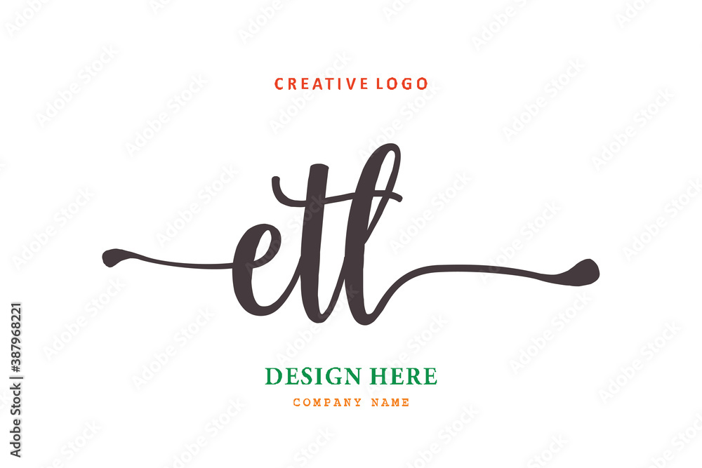 ETL lettering logo is simple, easy to understand and authoritative ETL lettering logo is simple, easy to understand and authoritative