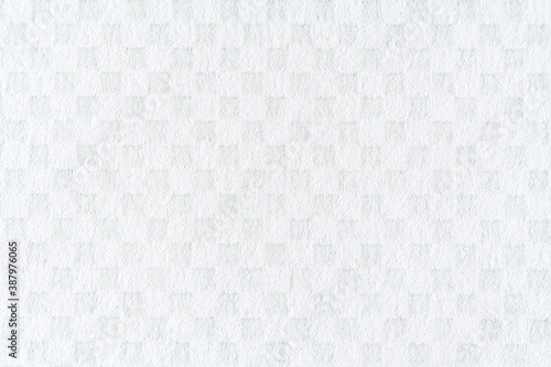 White paper surface with chess pattern as texture, background