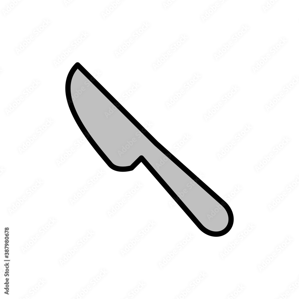 Knife Flat Icon Vector Logo Template Illustration Knife Flat Icon Vector Logo Template Illustration