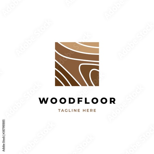 Wood logo design illustration vector  template	