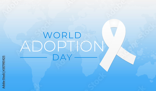 World Adoption Day Background Illustration Design