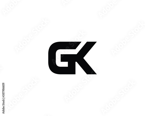 GK KG LETTER LOGO DESIGN VECTOR TEMPLATE. GK KG LOGO DESIGN.