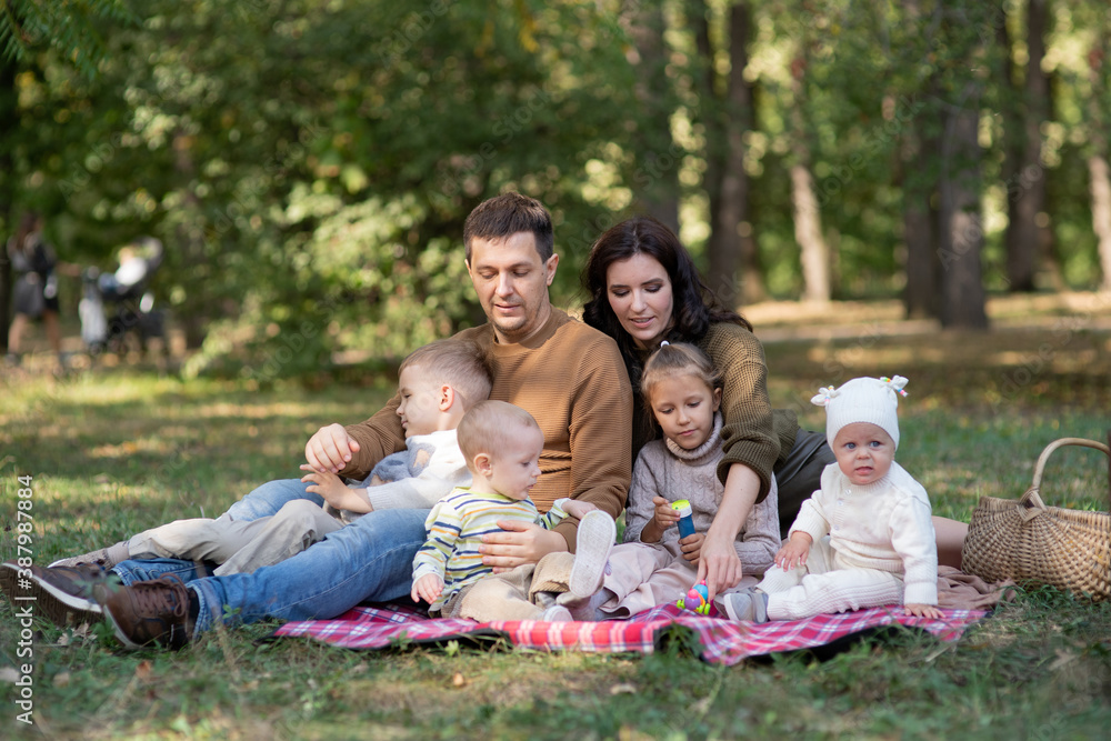 Family with four children Family with four children