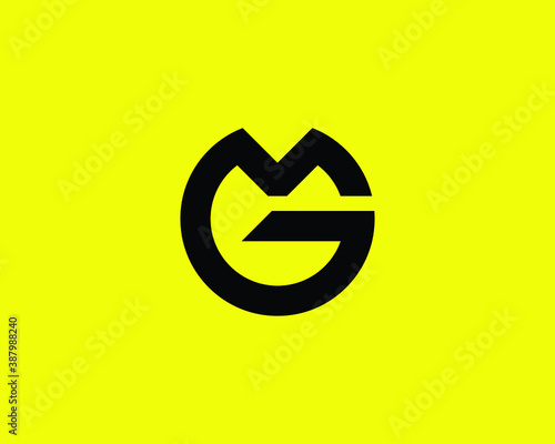GM MG LETTER LOGO DESIGN VECTOR TEMPLATE. GM MG LOGO DESIGN.