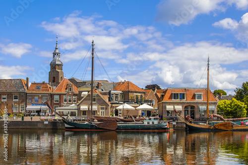 Scenic Harbor in historic dutch village © creativenature.nl