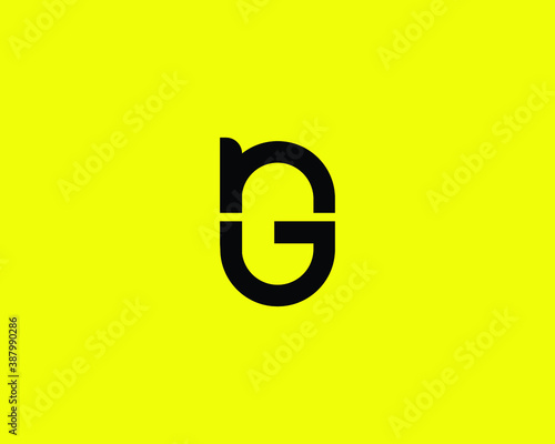 Obraz na plátne GN NG LETTER LOGO DESIGN VECTOR TEMPLATE. GN NG LOGO DESIGN.