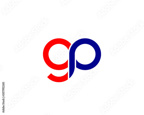 GP PG LETTER LOGO DESIGN VECTOR TEMPLATE. GP PG LOGO DESIGN.