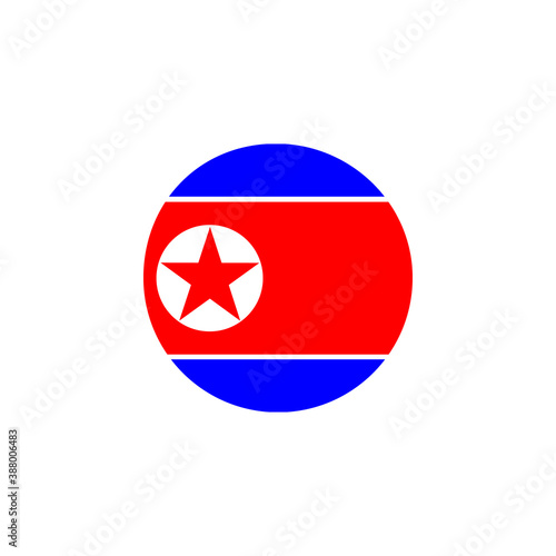 North Korea round flag icon. National North Korean circular flag vector illustration isolated on white. Free Download North Korea round flag icon. National North Korean circular flag vector illustration isolated on white. - GFXLoad