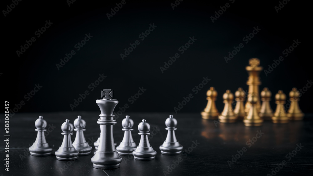 Business chess board game of business strategy and tactic on retro wooden table, idea for management competition, success and leadership concept with copy space for your advertising content. Business chess board game of business strategy and tactic on retro wooden table, idea for management competition, success and leadership concept with copy space for your advertising content.