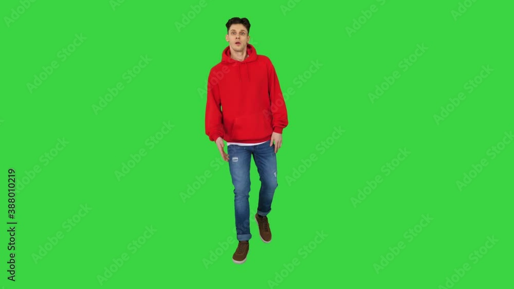 Cool man summons to break dancing battle on a Green Screen, Chroma Key. Cool man summons to break dancing battle on a Green Screen, Chroma Key.