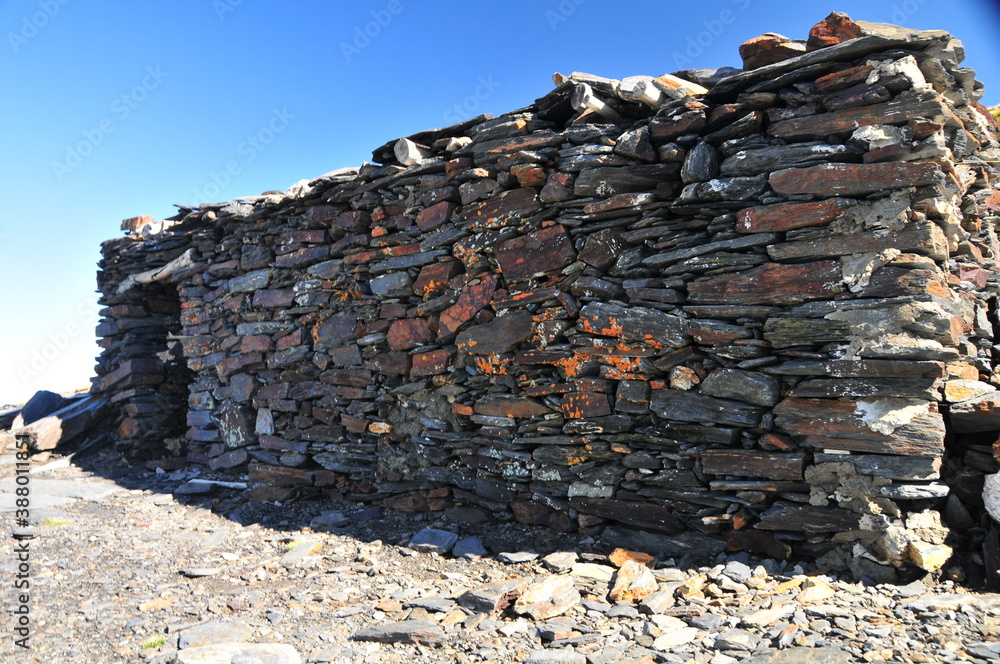 High mountain refuge at El Chullo, Sierra Nevada, Almeria, Andalusia
